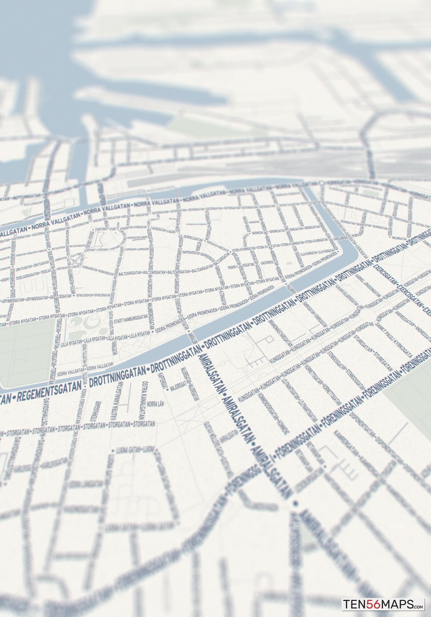 Closeup of print in Earth color scheme