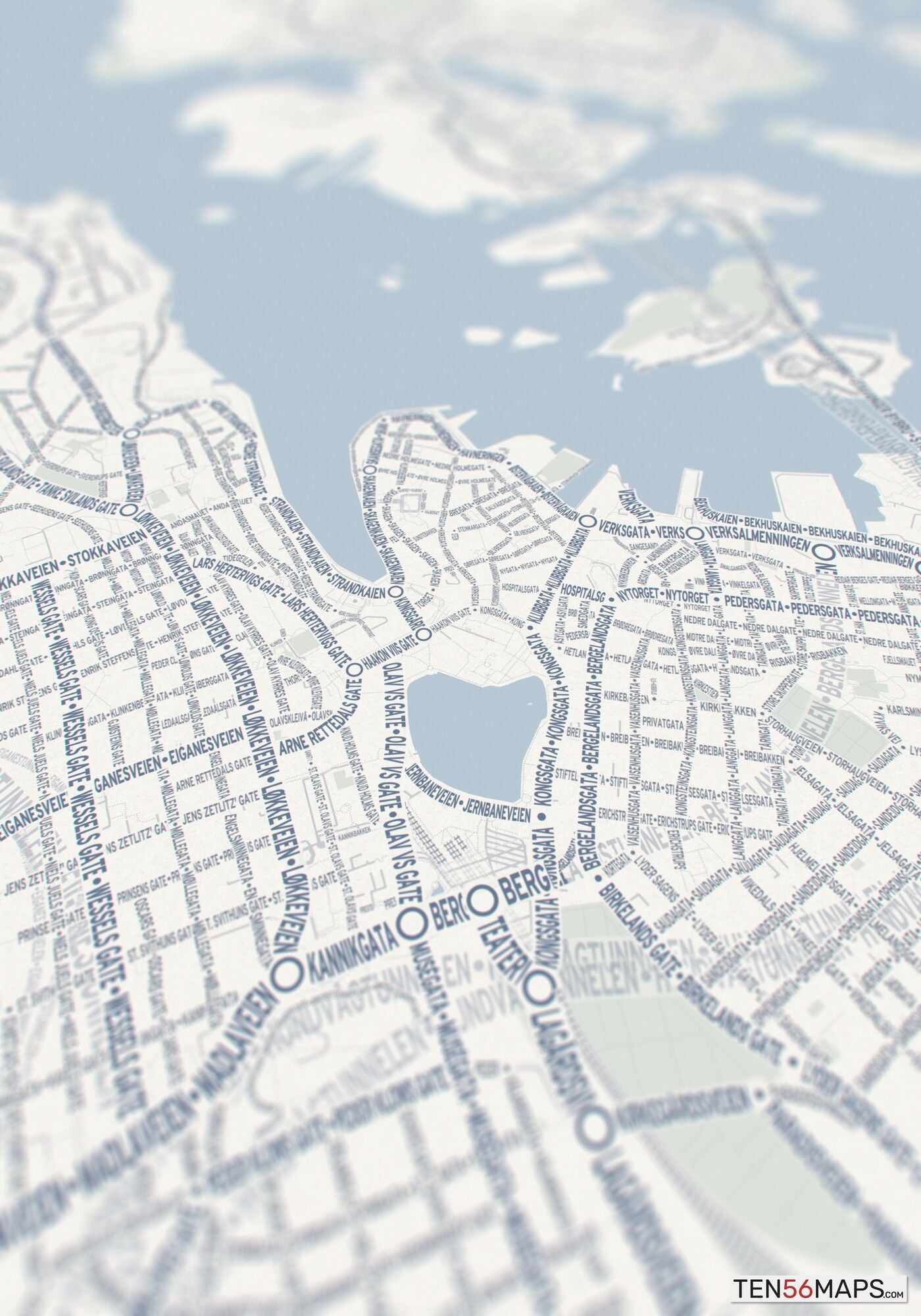 Closeup of print in Earth color scheme