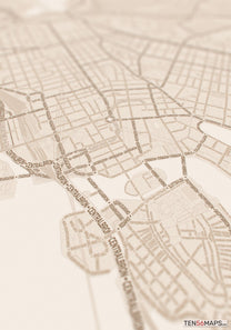 Stockholm, Sweden, TextMap Poster – TEN56MAPS