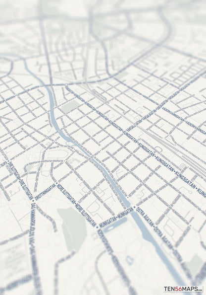 Closeup of print in Earth color scheme